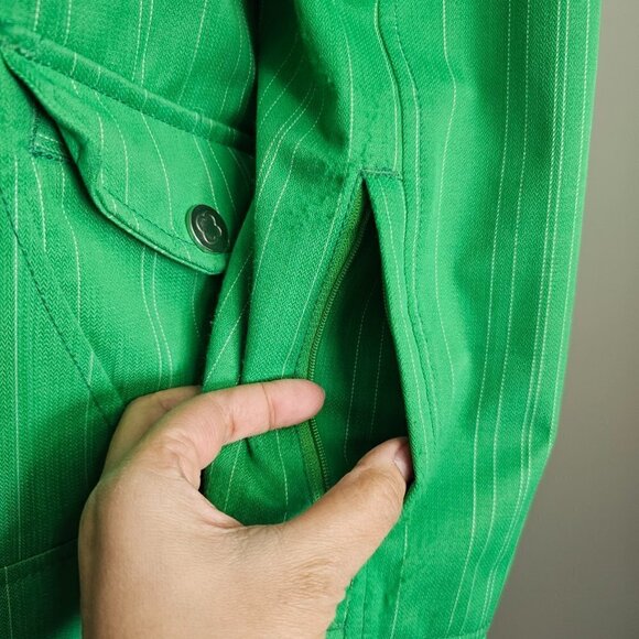 Nils Vintage Ski/Snowboarding Jacket 80s, 90s, Size 4, Green - Picture 5 of 16